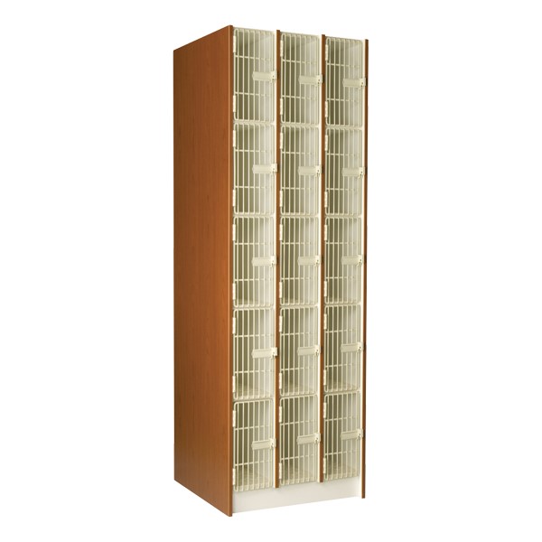 Small Instrument Locker w/ Grille Doors - 15 Compartments (27" D)